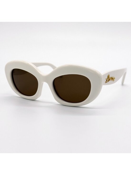 NEW LOEWE SUNGLASSES LW40153I 25E WHITE WOMEN EYEWEAR main image 9